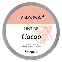 Unt de cacao pentru uz cosmetic, 70g, Zanna