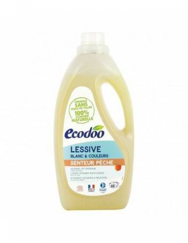 Detergent rufe cu aroma de piersici, eco-bio, 2l - Ecodoo
