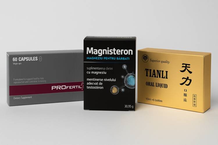Kit Fertilitate Masculina – Profertil + Magnisteron + Tianli