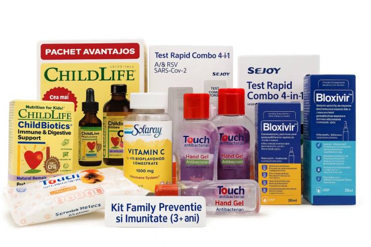Kit Family Preventie si Imunitate (3+ ani) – Pentru intreaga familie