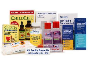 Kit Family Preventie si Imunitate (3+ ani) – Pentru intreaga familie