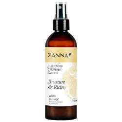 Ulei pentru cresterea parului cu brusture si ricin, 150ml, Zanna