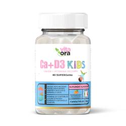 Calciu + Vitamina D3 pentru copii, 60 jeleuri, Vita Ora