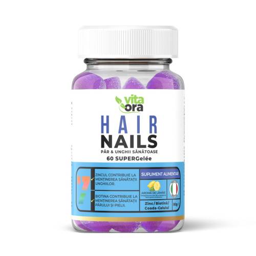 Multivitamine pentru par si unghii, 60 jeleuri, Vita Ora