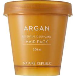 Masca pentru par deteriorat Argan Essential Deep Care Hair Pack, 200ml, Nature Republic