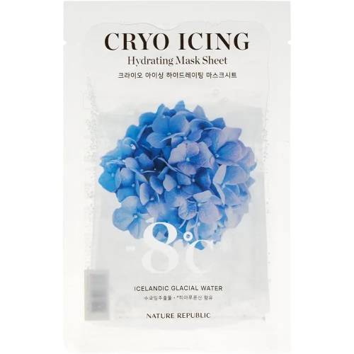 Masca servetel hidratanta cu efect racoritor Cryo Icing, 27ml, Nature Republic