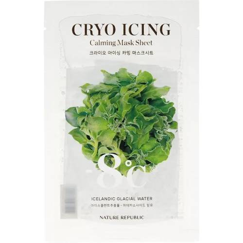Masca pentru fata tip servetel Cryo Icing, 27ml, Nature Replublic