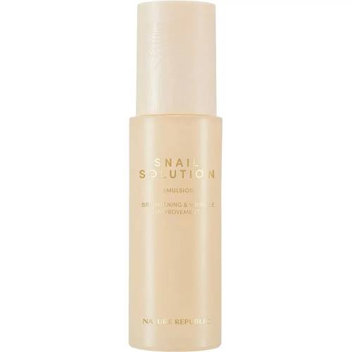 Emulsie pentru fata cu secretie de melc Snail Solution, 120ml, Nature Republic