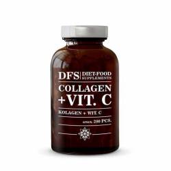 Colagen si Vitamina C, 200 tablete - Diet Food