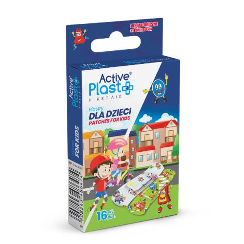 Plasturi pentru copii, 16 bucati, ActivePlast