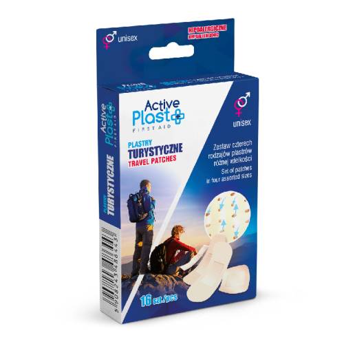 Plasturi travel mix, 16 bucati, ActivePlast
