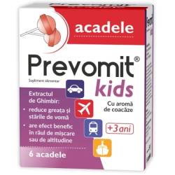 Acadele cu aroma de coacaze Prevomit Kids 3 ani+, 6 bucati, Zdrovit