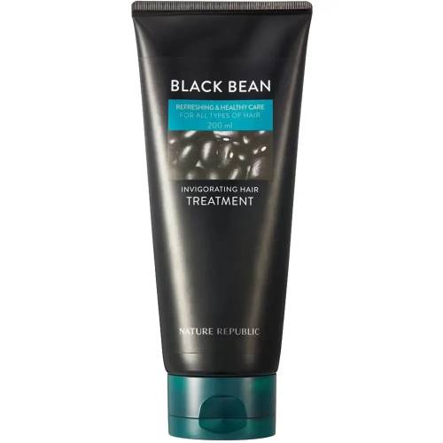 Masca tratament pentru par Black Bean, 200ml, Nature Republic