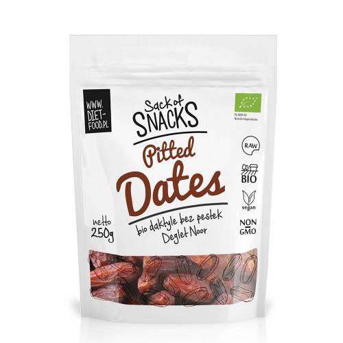 Deglet Nour, Curmale uscate fara samburi, eco-bio, 250g - Diet Food