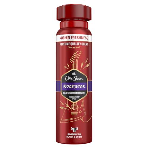 Deodorant spray Rockstar fara aluminiu, 150ml, Old Spice