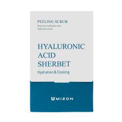 Scrub facial nutritiv cu acid hialuronic si efect de peeling, 40 bucati, Mizon