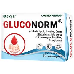GLUCONORM - echilibrul glicemiei si protectie nervoasa, 30 capsule, Cosmo Pharm