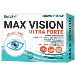 MAX VISION ULTRA FORTE - ochi si vedere clara, 30 capsule, Cosmo Pharm