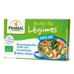 Cuburi Concentrat supa de legume fara sare 8 x 9g - Primeal eco-bio