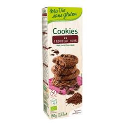 Biscuiti fara gluten cu ciocolata neagra eco-bio, 150g  Ma vie sans Gluten
