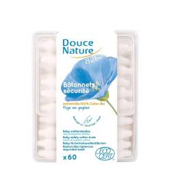 Betisoare urechi pentru bebelusi, 56buc - Douce Nature