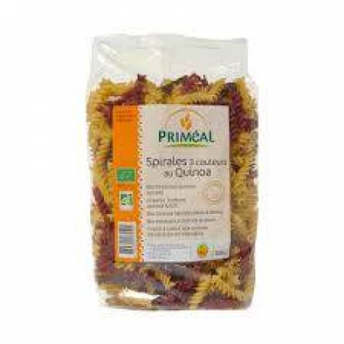 Paste Spirale in 3 culori cu quinoa 500g, eco-bio, Primeal