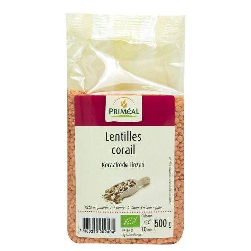 Linte rosie eco-bio 500g Primeal