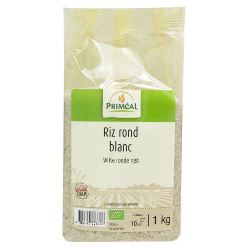 Orez rotund alb, 1Kg, eco-bio - Primeal