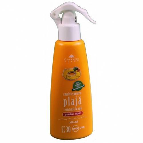 Emulsie plaja rezistenta la apa copii SPF 30 – protectie  inalta 200ml - Cosmetic Plant