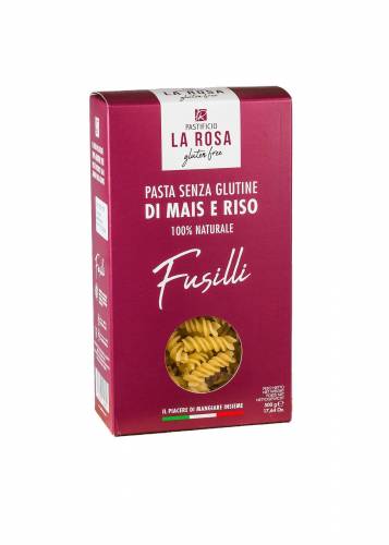 Fusilli, fara gluten, 500g - La Rosa