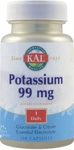 Potassium 99mg 100tb - KAL - Secom