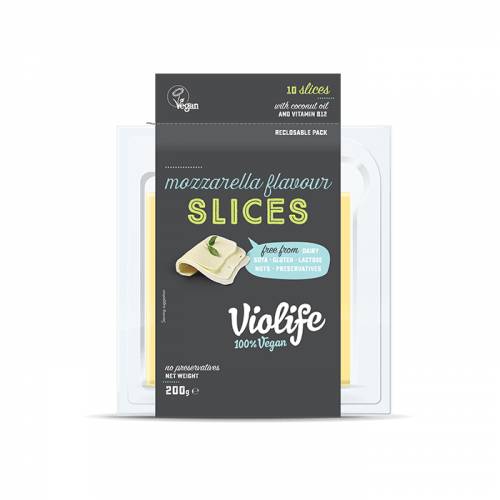Mozzarella vegana, 10 felii, 140g - Violife