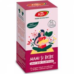 Sirop pentru copii Plantusin Mami si Bebe R58, 100ml - Fares