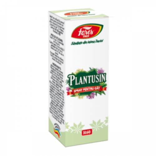 Plantusin, R60, spray pentru gat, 20ml - Fares