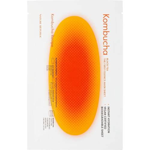 Masca hidratanta pentru fata Kombucha Black Tea, 25ml, Nature Republic