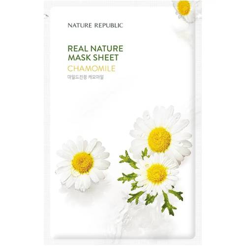 Masca de fata cu musetel Real Nature, 23g, Nature Republic