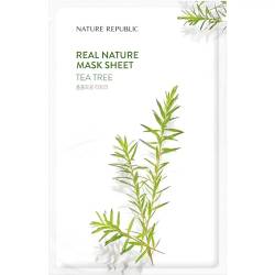 Masca de fata cu arbore de ceai Real Nature, 23g, Nature Republic