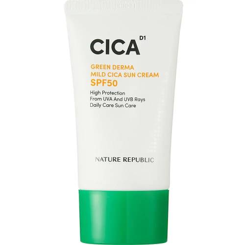 Crema de fata SPF50 Green Derma, 50ml, Nature Republic