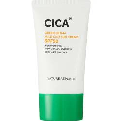 Crema de fata SPF50 Green Derma, 50ml, Nature Republic