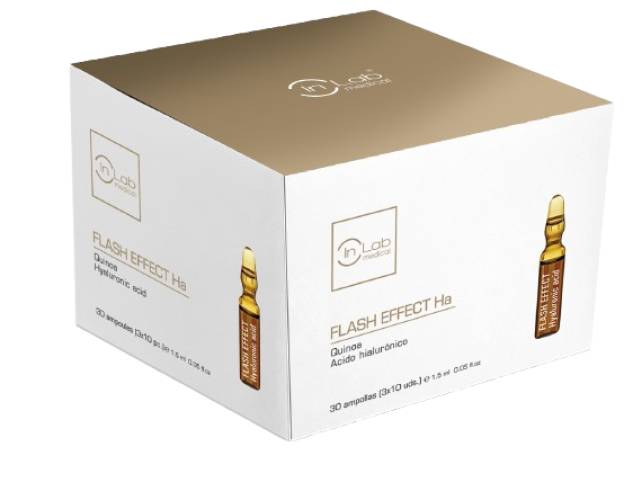 Fiole cu acid hialuronic Flash Effect, 30 x 1.5ml, InLab Medical