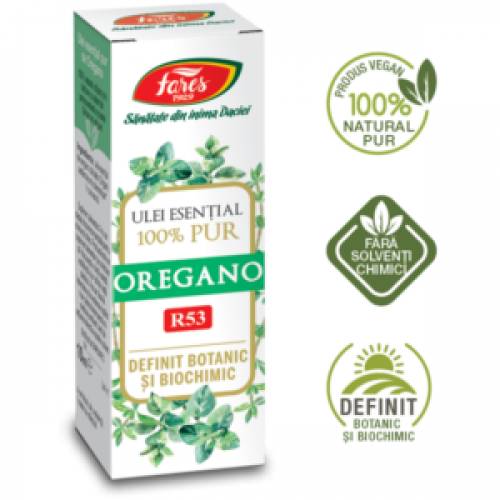 Oregano, R 53, Ulei esential100%, 10ml - Fares