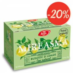 Mireasma, ceai cu busuioc si lamaie, 20plicuri - Fares
