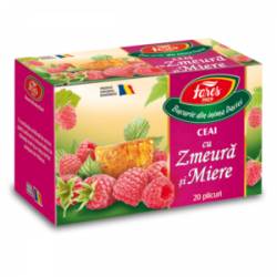 Ceai cu zmeura si miere, 20plicuri - Fares