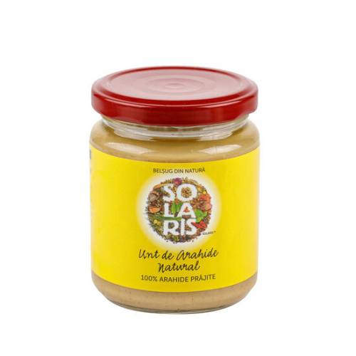 SOLARIS Unt de arahide natural x 250g