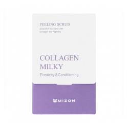 Scrub facial cu colagen si efect de peeling, 40 bucati, Mizon
