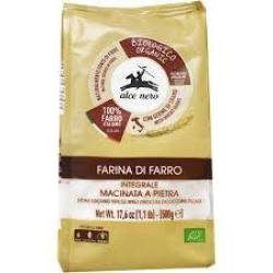 Faina de spelta integrala macinata cu piatra ecologica, 500 g, Alce nero