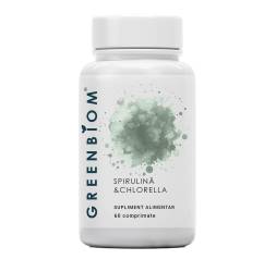 Spirulina & Chlorella – Super-alge pentru energie, detoxifiere si imunitate, 60 comprimate, Greenbiom