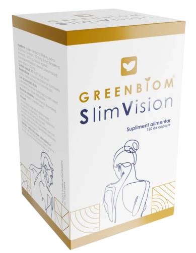 SlimVision – digestie sanatoasa si controlul greutatii, 60 capsule, Greenbiom