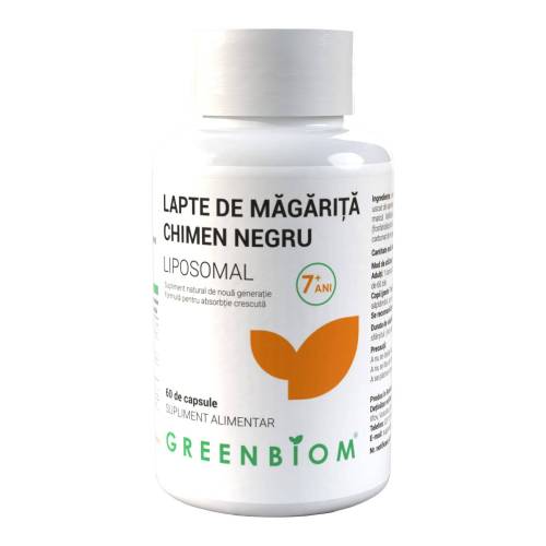 Lapte de magarita + Chimen Negru + Laptisor de Matca liofilizat 60 capsule – Anoom Laboratories - GreenBiom