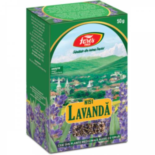 Ceai Lavanda - flori - N151 - 50g - Fares